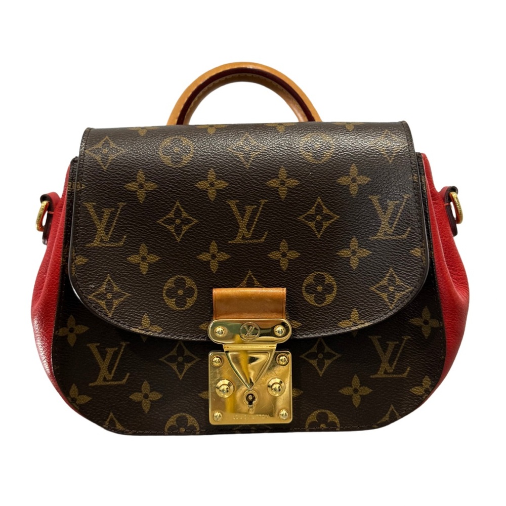 LOUIS VUITTON Monogram Eden PM Red M40731 Women's Canvas Handbag